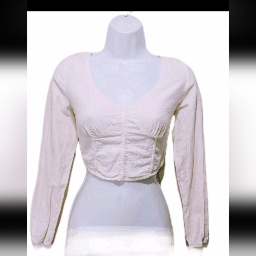 Shein Coquette Maiden Blouse Top S Cotton 90s Y2K Whimsical
